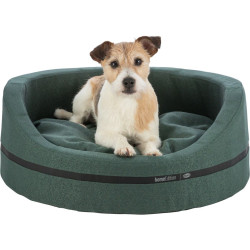 CityStyle HOME Edition oválné lůžko s okrajem, tmavozelená