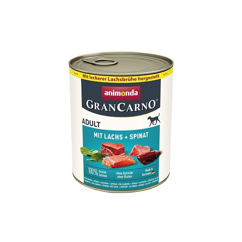 GRANCARNO Adult - s lososem a špenátem 800 g
