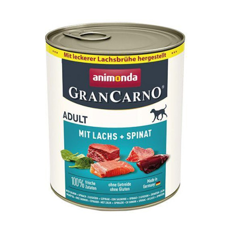 GRANCARNO Adult - s lososem a špenátem 800 g