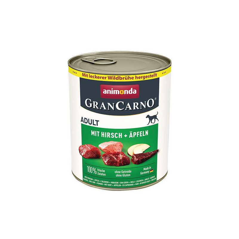 GRANCARNO Adult - s jelením masem a jablky 800 g