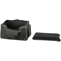 Autosedačka 56 x 37 x 36 cm, černá/šedá