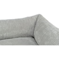 Vital Bed JONNA ortopedický obdélníkový pelech, manšestrový plyš, šedá