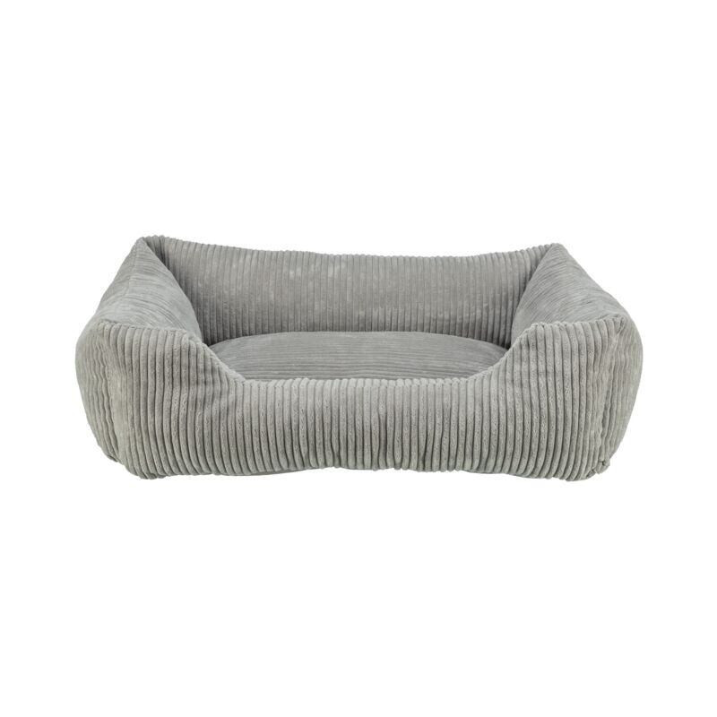 Vital Bed JONNA ortopedický obdélníkový pelech, manšestrový plyš, šedá