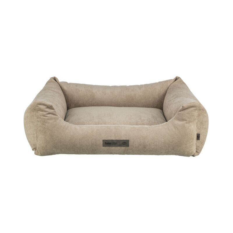 Pelech MATTEO, obdélníkový s polštářovým okrajem, manšestr, písková