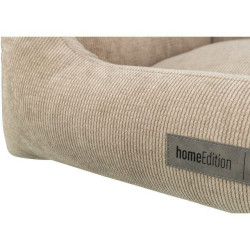 Pelech MATTEO, obdélníkový s polštářovým okrajem, manšestr, písková