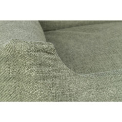 Pelech MATTEO 80 x 60 cm, obdélníkový s polštářovým okrajem, tkanina, olivově zelená