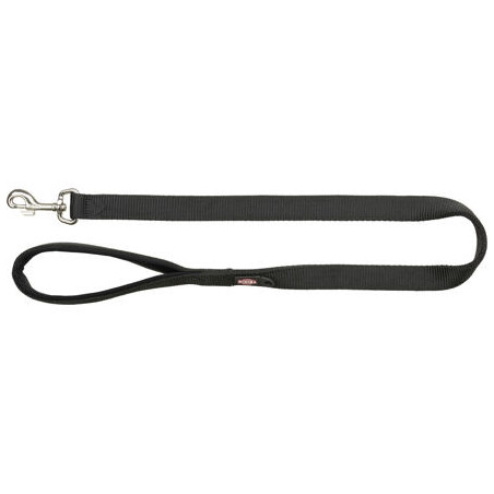 Vodítko PREMIUM s vyplněnou rukojetí - černá