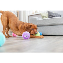 Be Eco míček Smajlík ø 10 cm, plyš se zvukem, různé barvy i výrazy