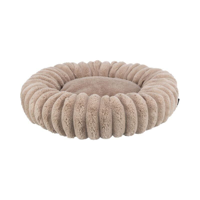 Kulatý pelech LONNI, manšestrový plyš, béžová
