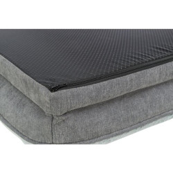 Vital Bed LINO, ortopedický obdélníkový pelech, šedá/světlešedá