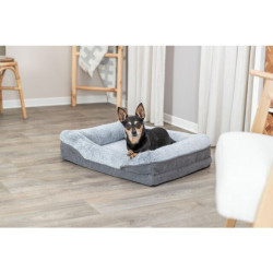 Vital Bed LINO, ortopedický obdélníkový pelech, šedá/světlešedá