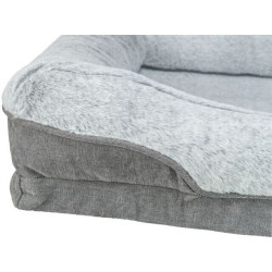 Vital Bed LINO, ortopedický obdélníkový pelech, šedá/světlešedá