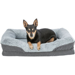 Vital Bed LINO, ortopedický obdélníkový pelech, šedá/světlešedá