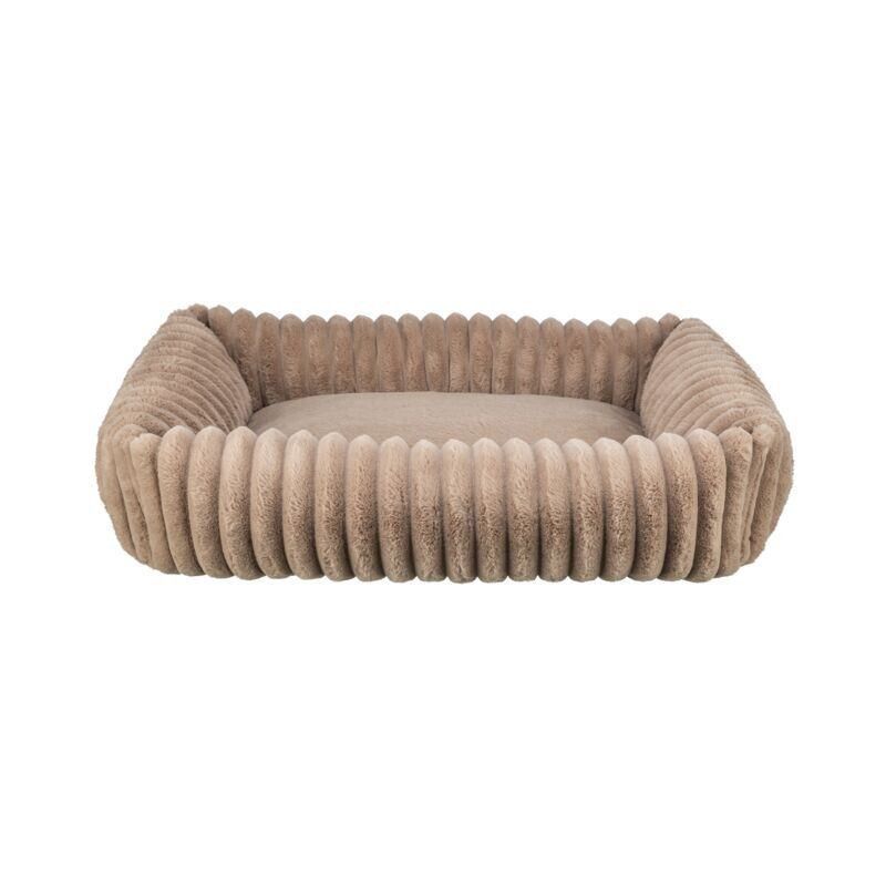 Pelech LONNI obdélníkový, manšestrový plyš, béžová