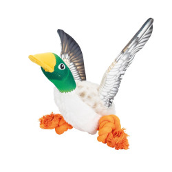 Divoká kachna na laně, 26 cm, robustní hračka pro psy, HIPHOP DOG