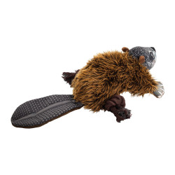 Bobr na laně, 39 cm, plyšová hračka pro psy, HIPHOP DOG