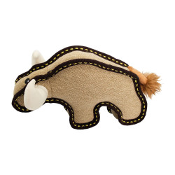 Býk, 24 cm, robustní hračka pro psy, HIPHOP DOG, tkaná látka