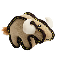 Býk, 24 cm, robustní hračka pro psy, HIPHOP DOG, tkaná látka