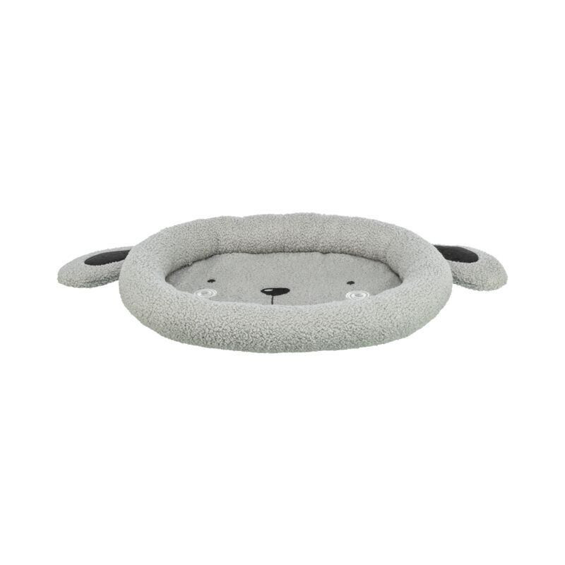Junior pelech DOG, oválný s nízkým okrajem, 50 x 40 cm, šedá