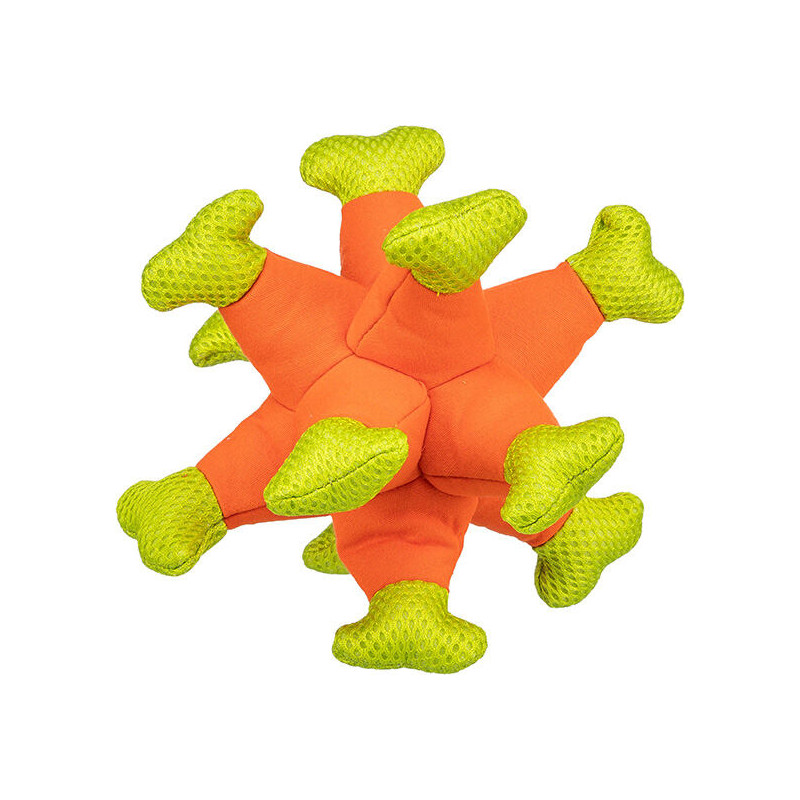 Aqua Toy mořský ježek, plovoucí hračka do vody, 24 cm, oranžová/zelená