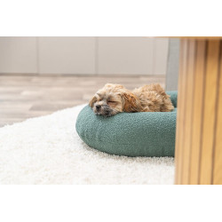 CityStyle Vital Bed HOME Edition, ortopedické oválné lůžko s okrajem, tmavozelená