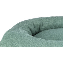 CityStyle Vital Bed HOME Edition, ortopedické oválné lůžko s okrajem, tmavozelená