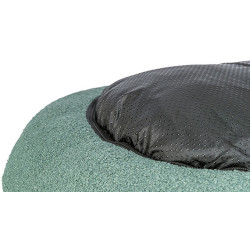 CityStyle Vital Bed HOME Edition, ortopedické oválné lůžko s okrajem, tmavozelená