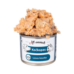 ALL ANIMALS konzerva KOČKOPES losos kousky, 200 g