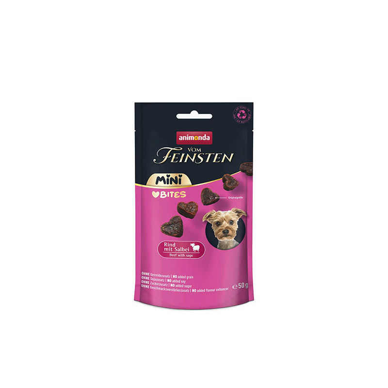 ANIMONDA VF Mini Bites pamlsky - hovězí, šalvěj 50 g