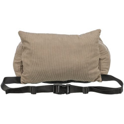 Sedačka / pelech do auta, 55 x 50 x 30 cm, šedobéžová