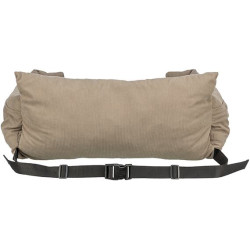 Sedačka / pelech do auta Double, 80 x 60 x 35 cm, šedobéžová