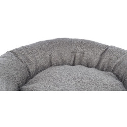 CityStyle HOME Edition kulaté lůžko s okrajem, šedá