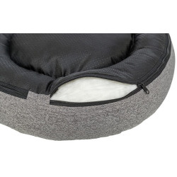 CityStyle HOME Edition kulaté lůžko s okrajem, šedá