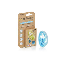 Tick Twister ClipBox 3ks - vytahovač na klíšťata v pouzdře, plast/silikon