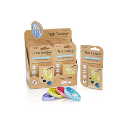 Tick Twister ClipBox 3ks - vytahovač na klíšťata v pouzdře, plast/silikon