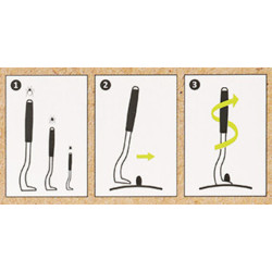 Tick Twister ClipBox 3ks - vytahovač na klíšťata v pouzdře, plast/silikon