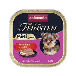 ANIMONDA paštika Vom Feinsten MINI Junior - krůta, telecí, jablko pro psy 100 g