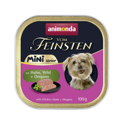 ANIMONDA paštika Vom Feinsten MINI Senior - kuře, zvěřina, oregano pro psy 100 g