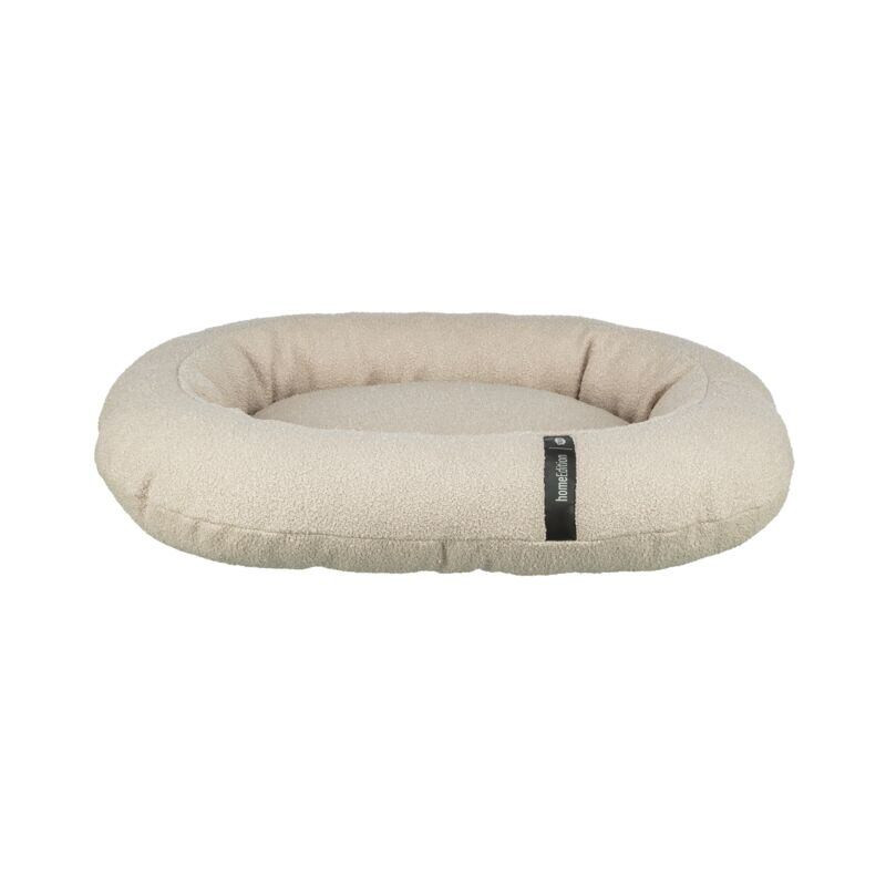 CityStyle Vital Bed HOME Edition, ortopedické oválné lůžko s okrajem, krémová