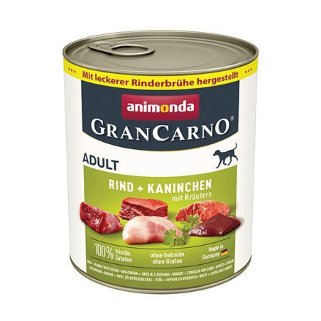 GRANCARNO Adult - králík + bylinky 800g