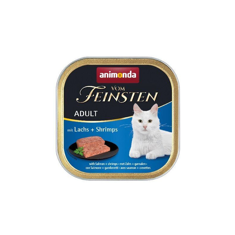 ANIMONDA paštika ADULT - losos,garnát pro kočky 100g
