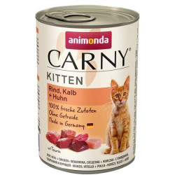 ANIMONDA konzerva CARNY Kitten - telecí + kuřecí + krůta 400g
