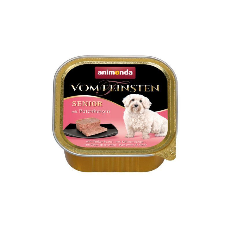 ANIMONDA paštika SENIOR - krůtí srdíčka pro starší psy 150 g