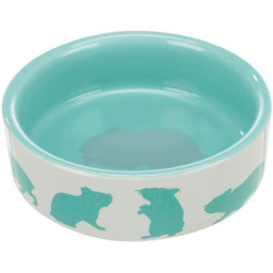 Keramická miska pro křečky barevná 80 ml/8 cm