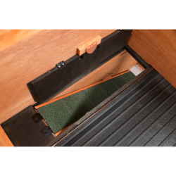 NATURA králíkárna s výběhem 116 x 97 x 63 cm, hnědá