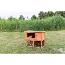 NATURA králíkárna s výběhem 116 x 97 x 63 cm, hnědá