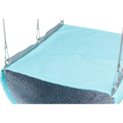 Závěsný pelíšek z nylonu s beránkem 2 podlažní-fretka,potkan