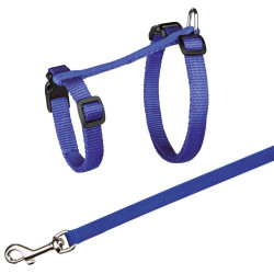 Postroj nylon. pro kočku s vodítkem XL, 34-57 cm/13mm, 1,20m