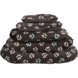 Oválný polštář JIMMY, taupe-šedý s tlapkami