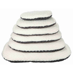 Oválný polštář Kaline, krémovo/šedý